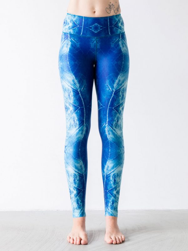 Leggings Petal Petrol Front