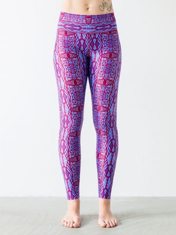 Leggings Woodstories Red Front